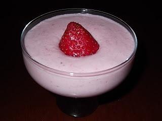 Mousse de fresa