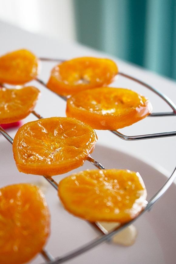Mandarinas confitadas
