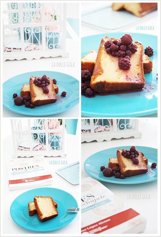 Quesada de rechupete con frutos rojos