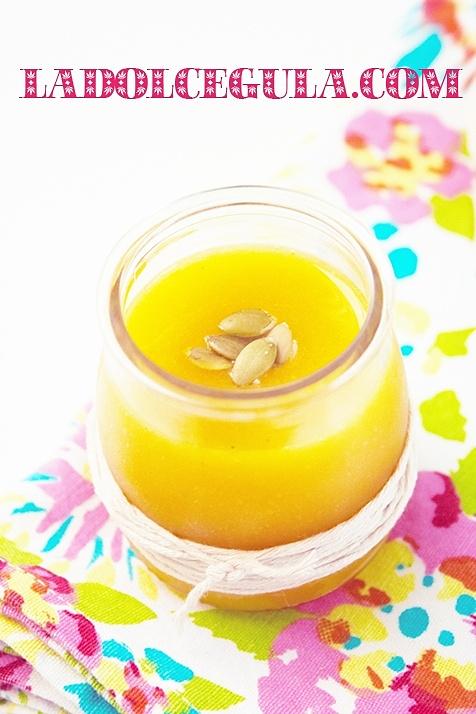 Picreceta de sorbete de mango especiado