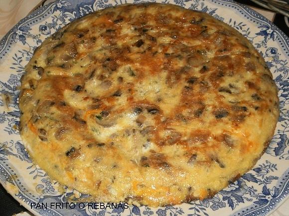 Tortilla de patatas mediterránea