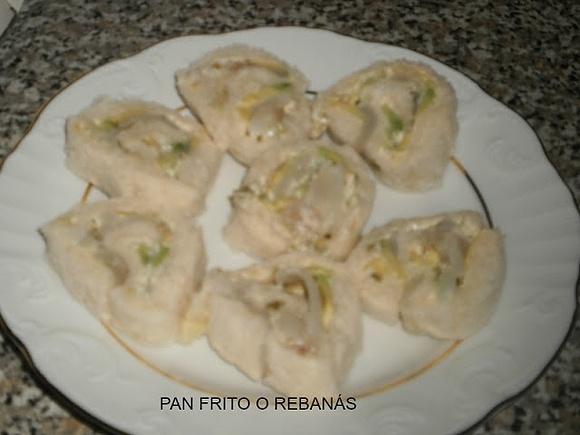 Rollitos de bacalao ahumado