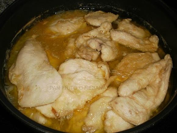 Pechugas de pollo en salsa