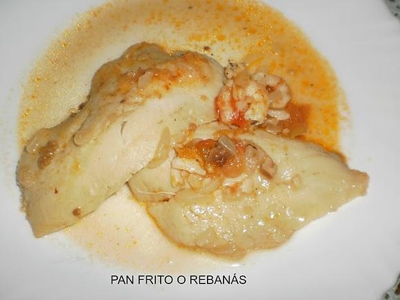 Pescado en salsa romescu