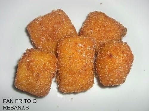 Leche frita de arroz con leche