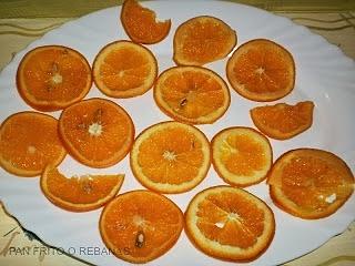 Naranjas confitadas