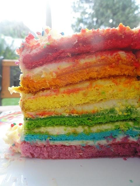 Tarta arcoíris