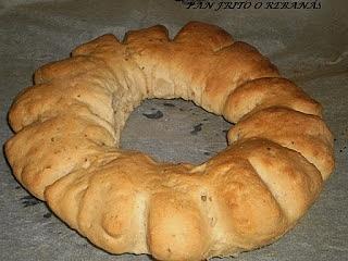 Rosca de San Blas de pan
