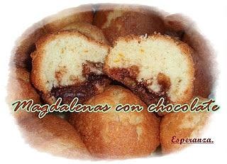 Magdalenas de chocolate