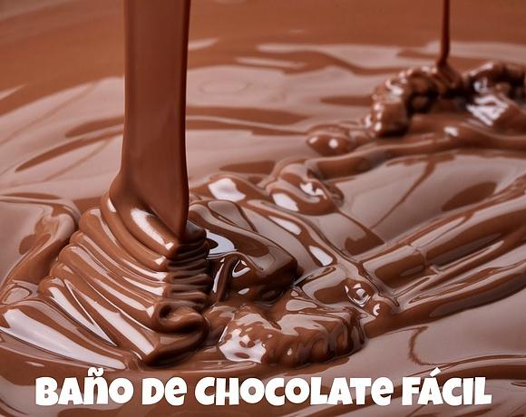 Baño de Chocolate Fácil