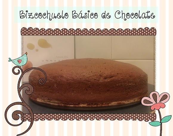 Bizcocho básico de chocolate