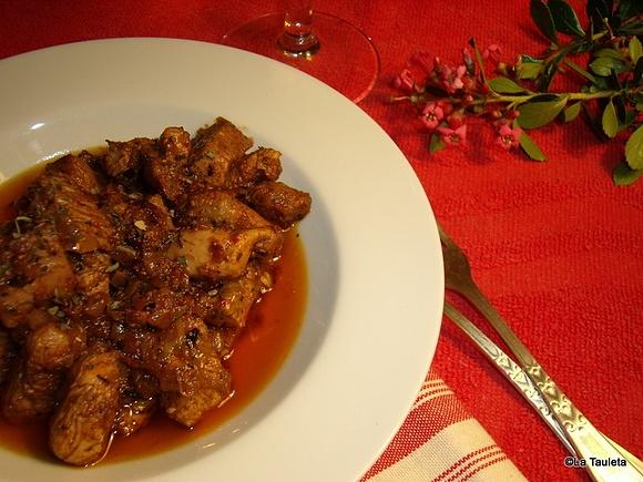 Pechugas picantes estilo hindú