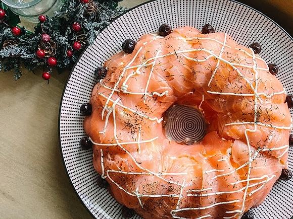 Pastel de salmón con thermomix