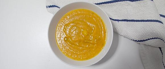 Puré de calabacín y zanahoria