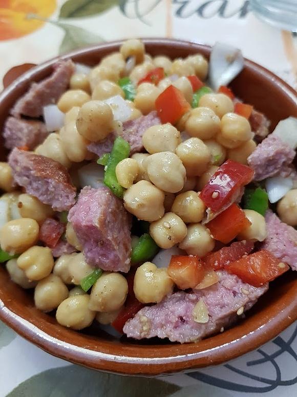 Ensalada de garbanzos con comino