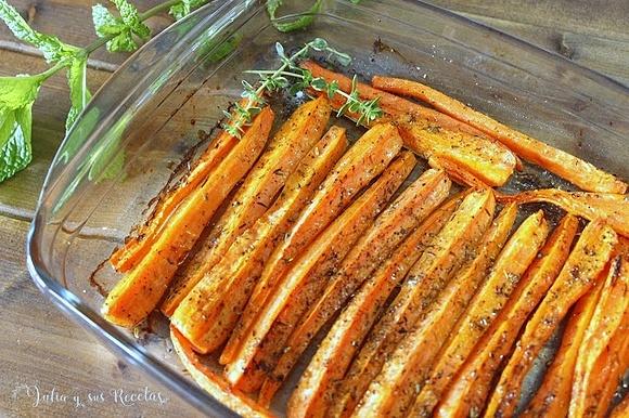 Zanahorias asadas al horno