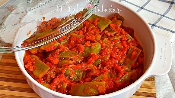 Judías verdes con tomate