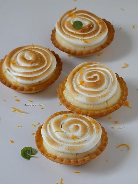 Mini tartaletas de naranja y merengue