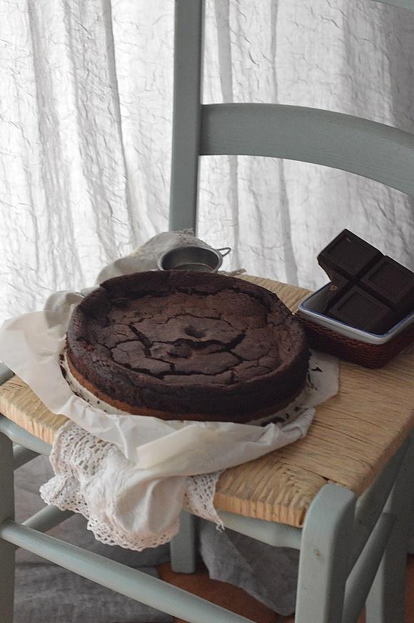 Cheese cake cotta di cioccolato