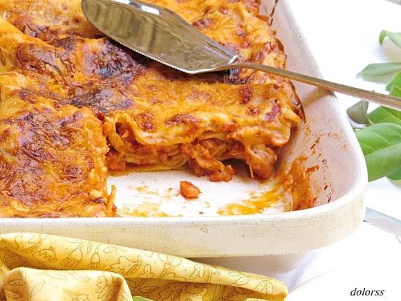 Lasaña de carne
