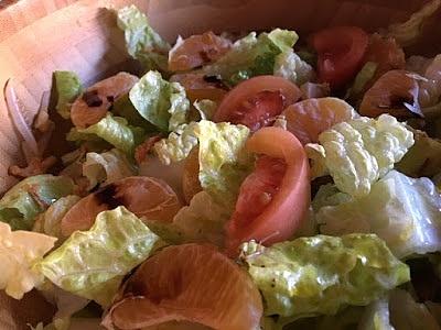 Ensalada de otoño con emulsión de miel de azahar