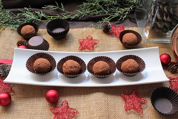 Trufas de Naranja, Galleta y leche condensada