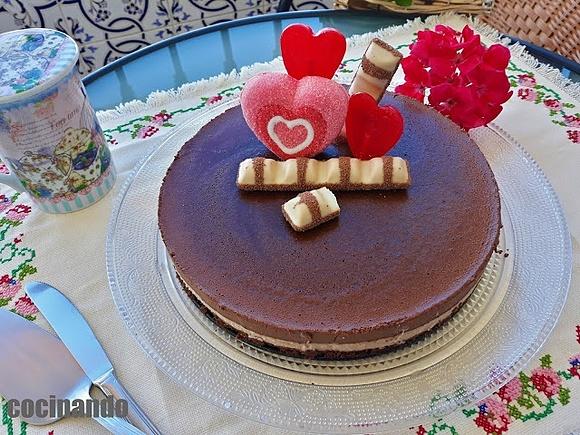 Tarta de kinder bueno y chocolate