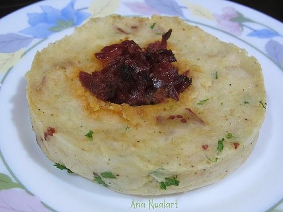 Medallones de patata con chorizo