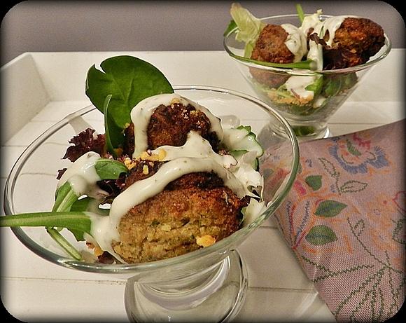 Ensalada de falafel