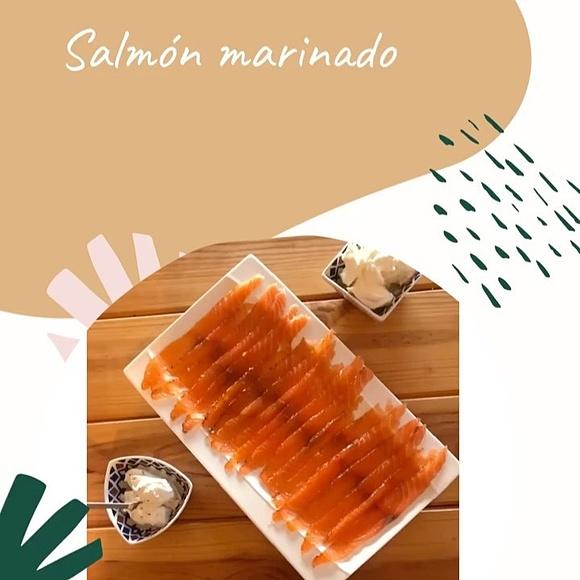 Salmón marinado