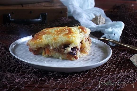Pastel de bacalao y patata