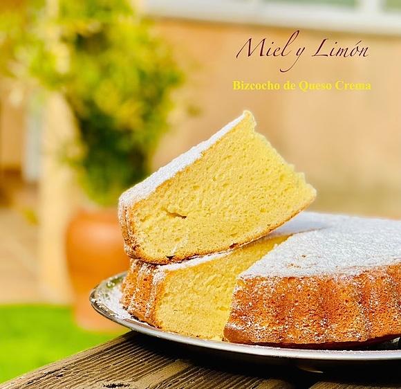 Bizcocho de queso crema