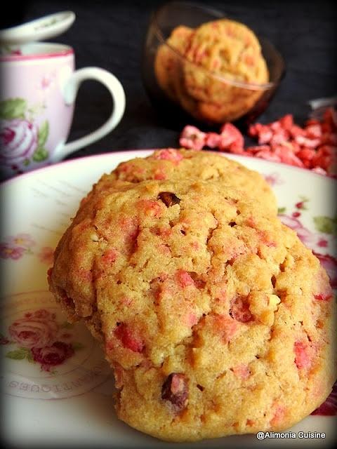 Cookies pralines roses