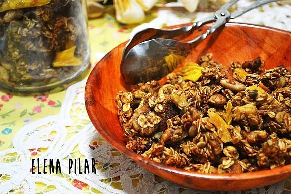 Granola saludable, sin azúcar