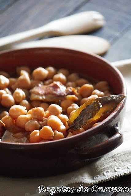 Guiso de garbanzos en crockpot
