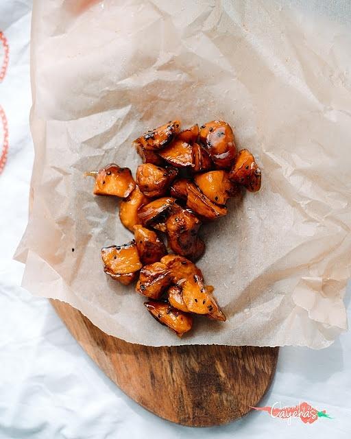 Batata caramelizada - matang