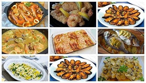 Recetas de pescados y mariscos