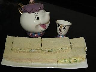 Sándwich ingleses para el té