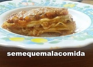 Lasaña boloñesa
