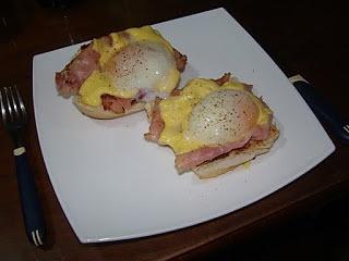 Huevos benedictinos a baja temperatura