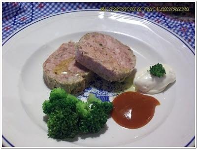 Rollo de carne al Jerez