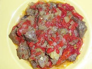 Ternera con pimiento del piquillo