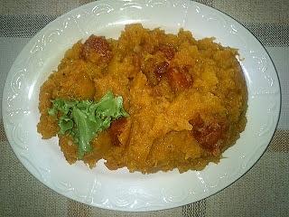 Calabaza frita