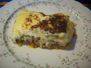 Lasaña de carne y verduras