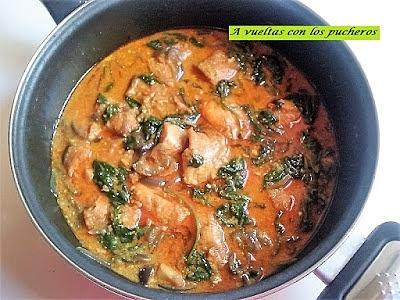 Curry indio de pescado