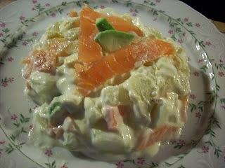 Ensalada de salmón