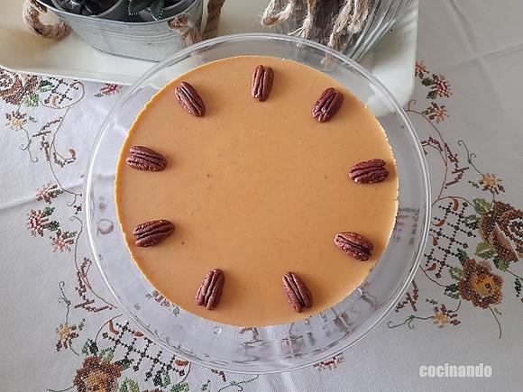 Cheesecake de calabaza sin horno