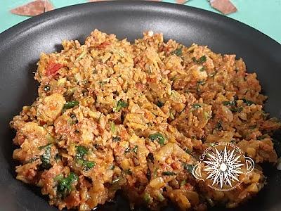 Picadillo de plátano y chorizo
