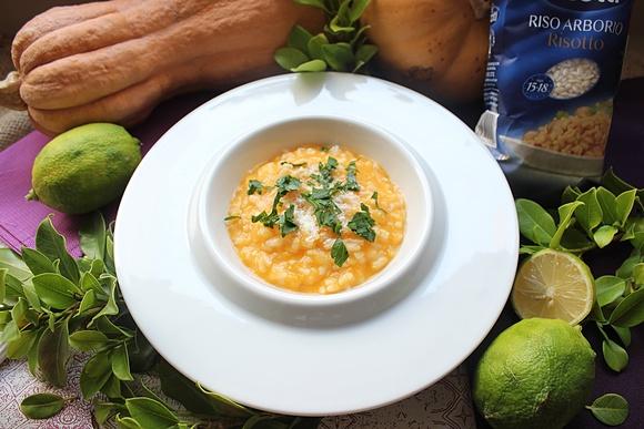 Risotto de calabaza cremoso