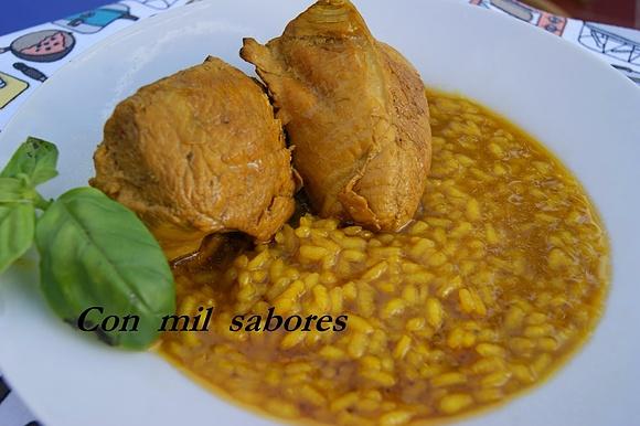 Arroz con pavo